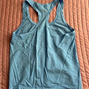 Light Blue Lululemon Swiftly Tank (Race Length)